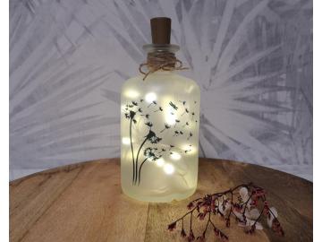 Leuchtflasche "Pusteblume"